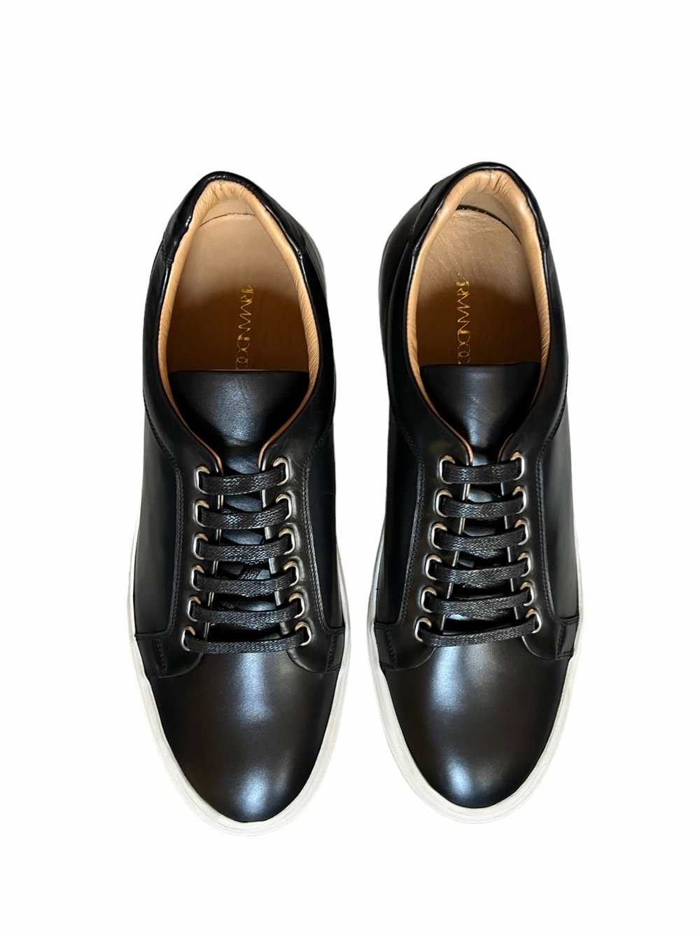 Armando Cabral Black Leather Men’s Sneakers size 42